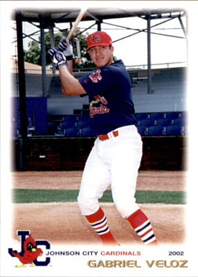 2002 Johnson City Cardinals Grandstand #18 Gabriel Veloz