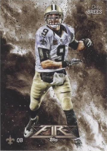 2014 Topps Fire Drew Brees #73