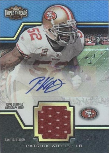 2011 Topps Triple Threads Patrick Willis #TTUAR-49