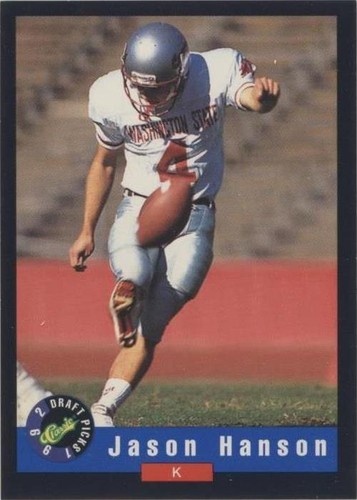 1992 Classic Draft Picks Jason Hanson #63