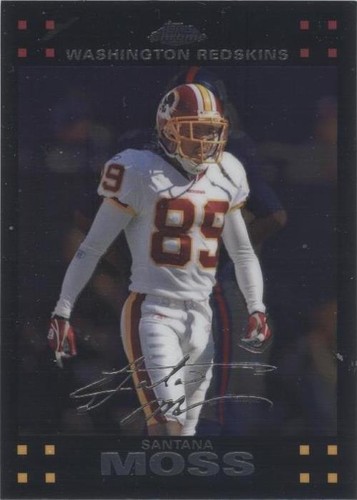 2007 Topps Chrome Santana Moss #TC140