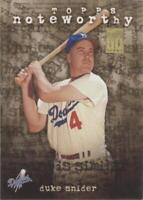 2001 Topps - Duke Snider #TN43
