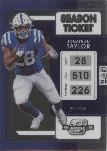 2021 Panini Contenders Optic Jonathan Taylor #36