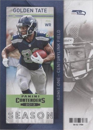 2013 Panini Contenders Golden Tate #87