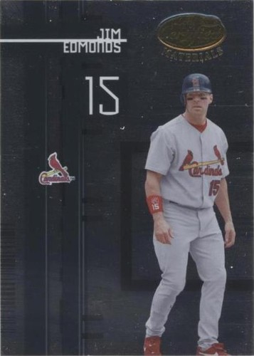 2005 Leaf Certified Materials - Jim Edmonds #69