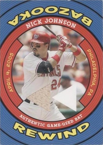 2006 Topps Bazooka - Nick Johnson #BR-NJ