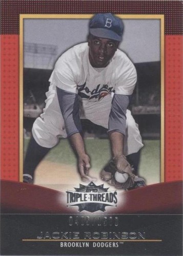 2011 Topps Triple Threads - Jackie Robinson #38
