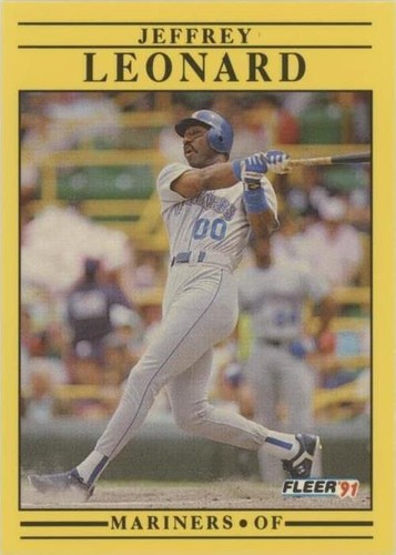 1991 Fleer - Jeffrey Leonard #456