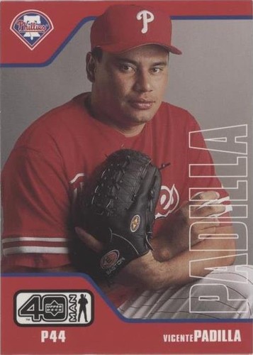 2002 Upper Deck 40 Man - Vicente Padilla #890