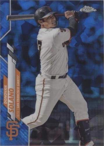 2020 Topps Chrome Update Series Sapphire Edition - Donovan Solano #U-97