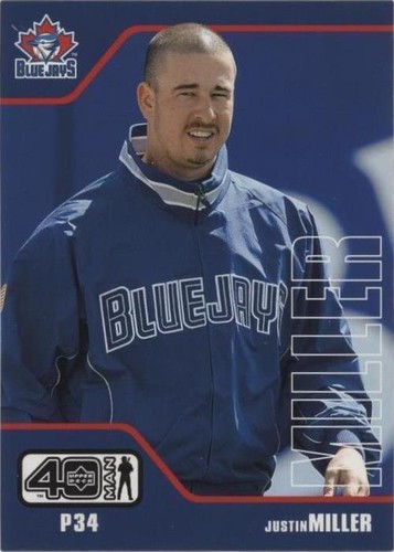 2002 Upper Deck 40 Man - Justin Miller #86