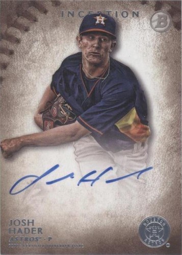 2015 Bowman Inception - Josh Hader #PA-JHA