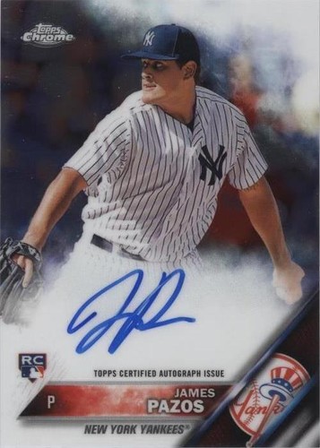2016 Topps Chrome - James Pazos #RA-JPA