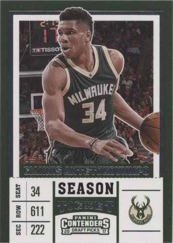 2017-18 Panini Contenders Draft Picks - Giannis Antetokounmpo #18
