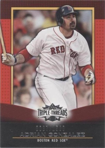 2011 Topps Triple Threads - Adrian Gonzalez #65