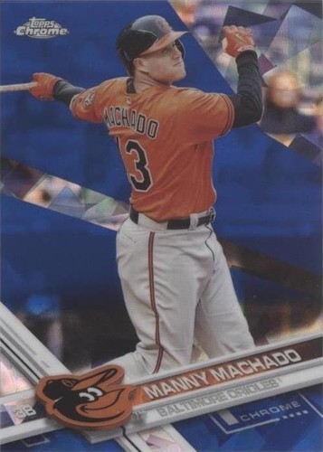 2017 Topps Chrome Sapphire Edition - Manny Machado #649