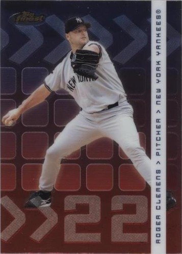 2002 Topps Finest - Roger Clemens #52
