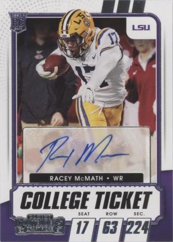 2021 Panini Contenders Draft Picks Racey McMath #143