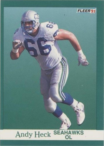 1991 Fleer Andy Heck #187