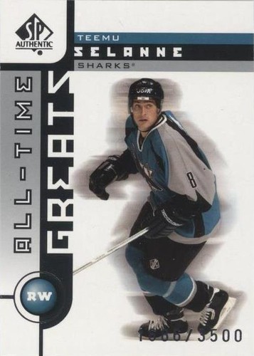 2001-02 SP Authentic - Teemu Selanne #107