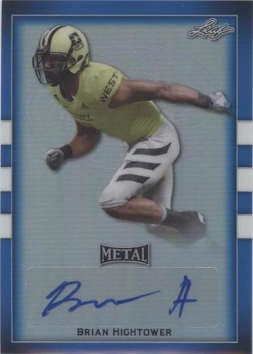 2018 Leaf Metal U.S. Army All-American Bowl Brian Hightower #BA-BH1