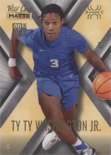 2022 Wild Card Matte SP Exclusive - TyTy Washington Jr. #MXPN-23