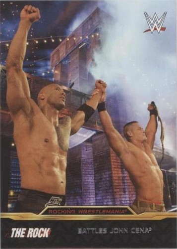 2015 Topps WWE Road to Wrestlemania - The Rock #8