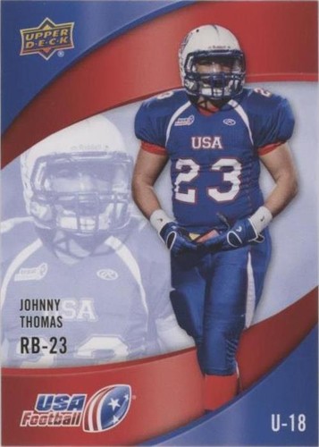 2013 Upper Deck USA Football Johnny Thomas #50