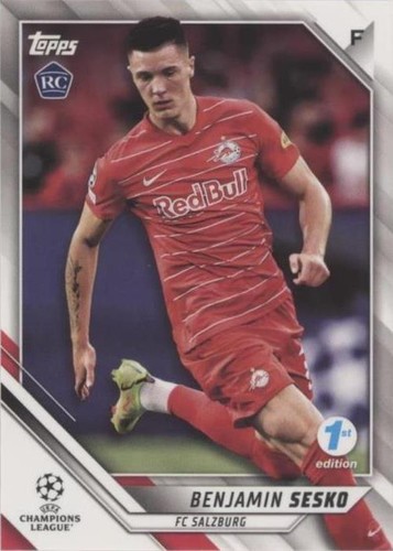 2021-22 Topps UCL Collection 1st Edition Benjamin Sesko #161