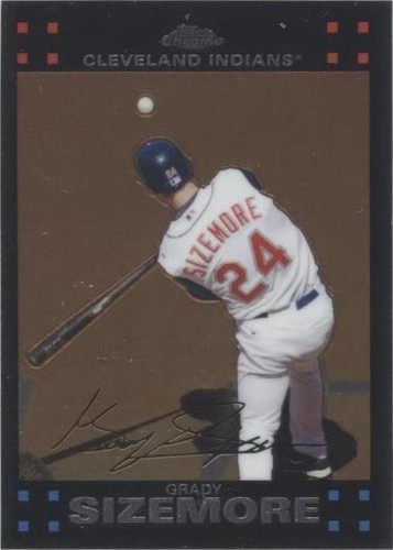 2007 Topps Chrome - Grady Sizemore #83