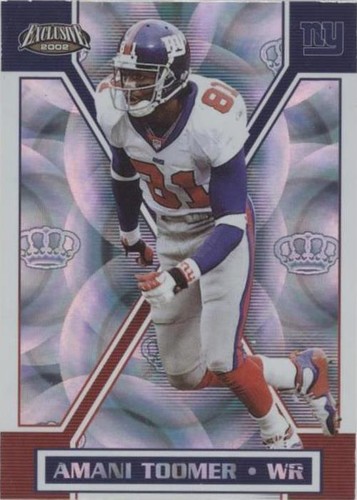 2002 Pacific Exclusive Amani Toomer #115
