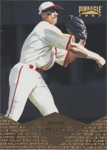1997 Pinnacle - Juan González #18