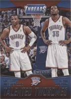 2014-15 Panini Threads - Russell Westbrook/Kevin Durant #3