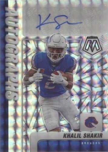 2022 Panini Mosaic Draft Picks Khalil Shakir #A-KSH