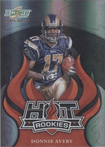2008 Score Select Donnie Avery #HR-8