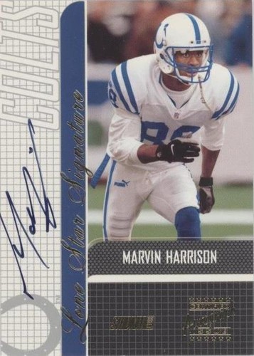 2001 Stadium Club Marvin Harrison #LS-MH