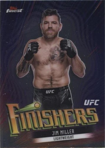 2024 Topps Finest UFC - Jim Miller #FIN-3