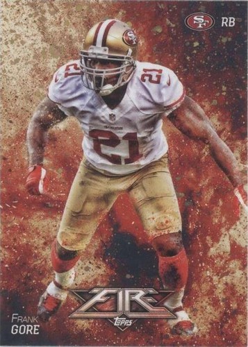 2014 Topps Fire Frank Gore #68