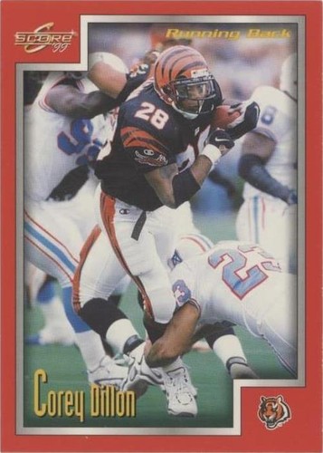 1999 Score Corey Dillon #115