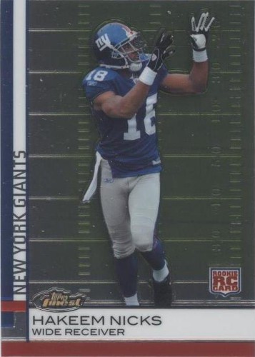 2009 Topps Finest Hakeem Nicks #65
