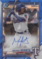 2021 Bowman Sapphire Edition - Maximo Acosta #BSPA-MAC