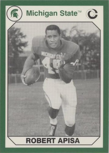 1990 Collegiate Collection Michigan State Spartans Robert Apisa #15