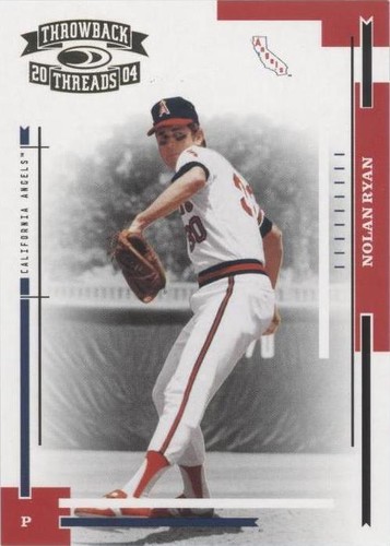 2004 Donruss Throwback Threads - Nolan Ryan #205