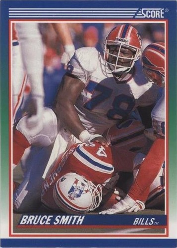 1990 Score 100 Hottest Players Bruce Smith #33
