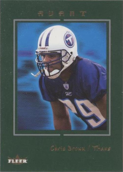 Fleer Avant Chris Brown 2003 #85