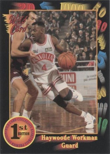 1992 Wild Card Collegiate - Haywoode Workman #78