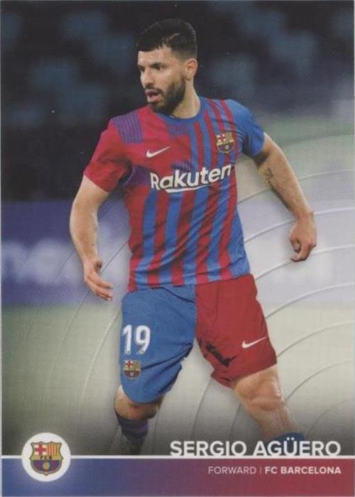 2021-22 Topps FC Barcelona Team Set Sergio Aguero #17