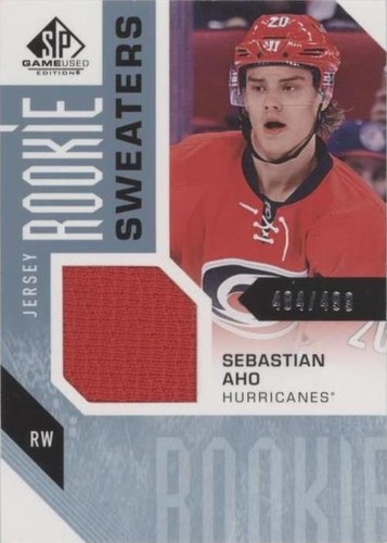 2016-17 SP Game Used - Sebastian Aho #RS-SA