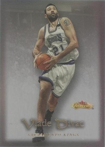 1990 Fleer Rookie Sensation VLADE DIVAC Signed RC Card #9 (BAS