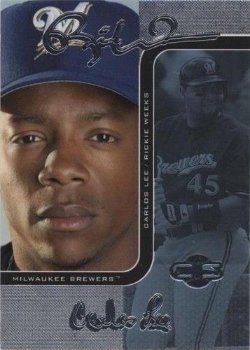 2006 Topps Co-Signers - Carlos Lee Rickie Weeks #27-A